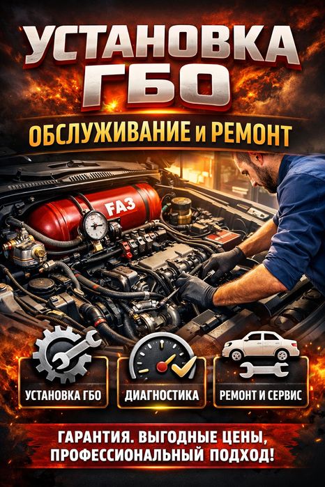 Установка Ремонт Диагностика ГБО