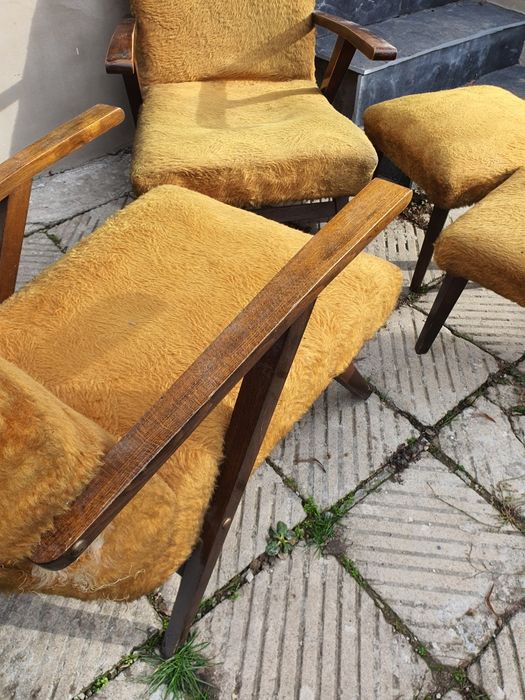 Ретро кресла и табуретки