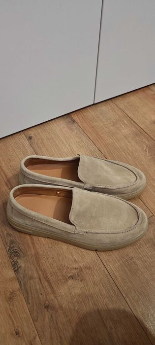 Mocasini/loafers bărbați, piele întoarsă, Mango MAN