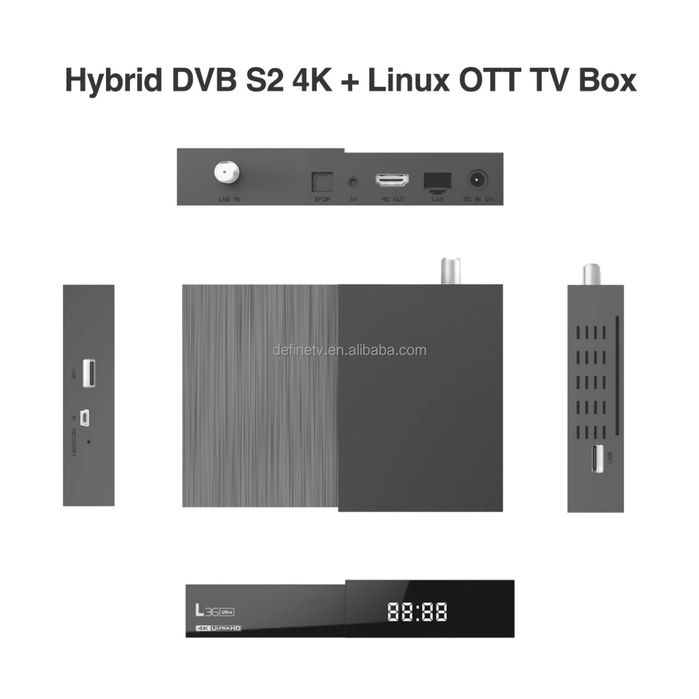 Крутой Спутниковый Тюнер 4K Define L36ULTRA Linux +Conax Irdeto