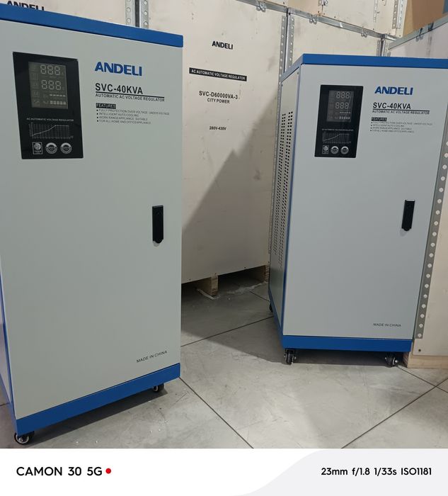 Stabilizator стабилизатор stabilzatr Andeli SVC 40-kva