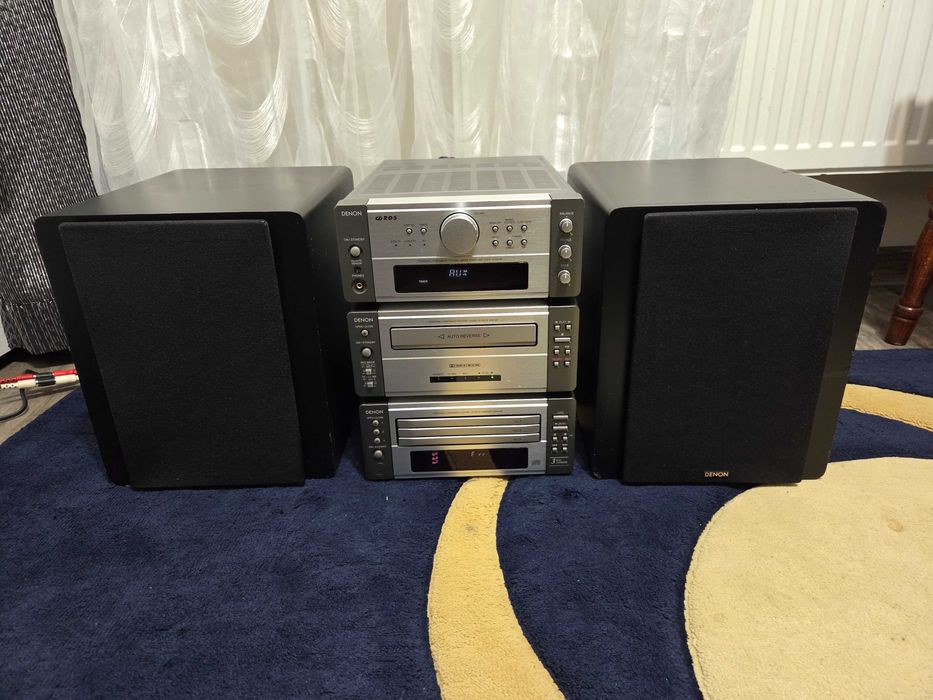 Linie Audio Sistem Audio Hi-Fi Denon UDR-M7 UDCM-M7 DRR-M7 Boxe SC-F07B Doar AUX si Radio Functional