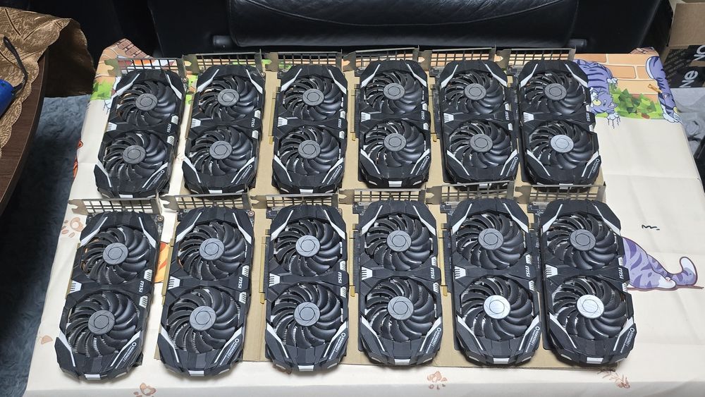 12 броя видео карти P106-100 Miner