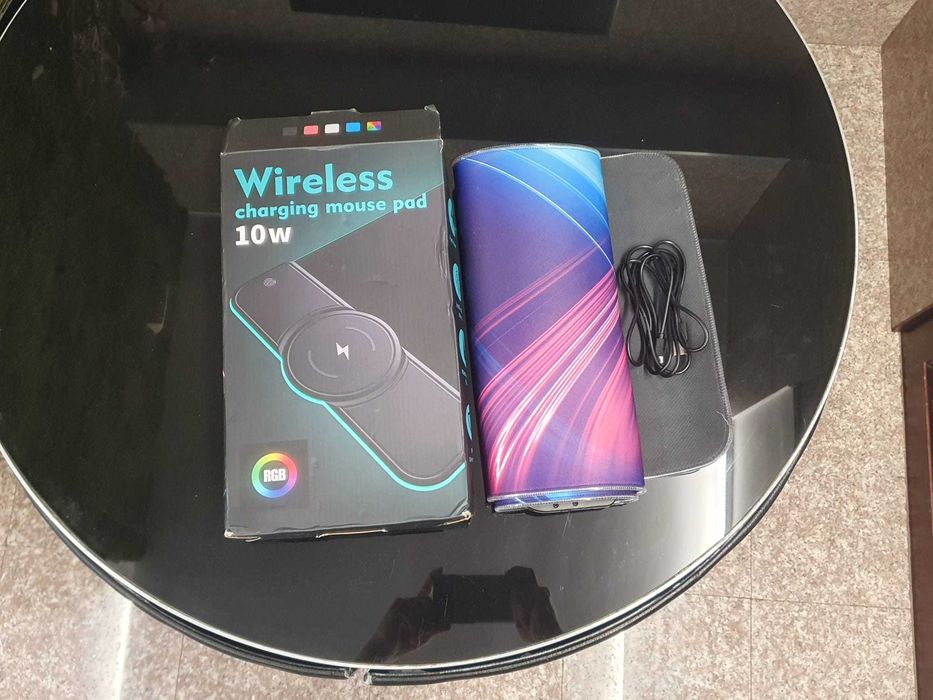 Wireless charging mousepad 10w RGB