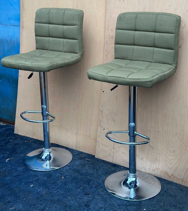 2 buc Scaun de Bar reglabil; Scaun de bar rotativ