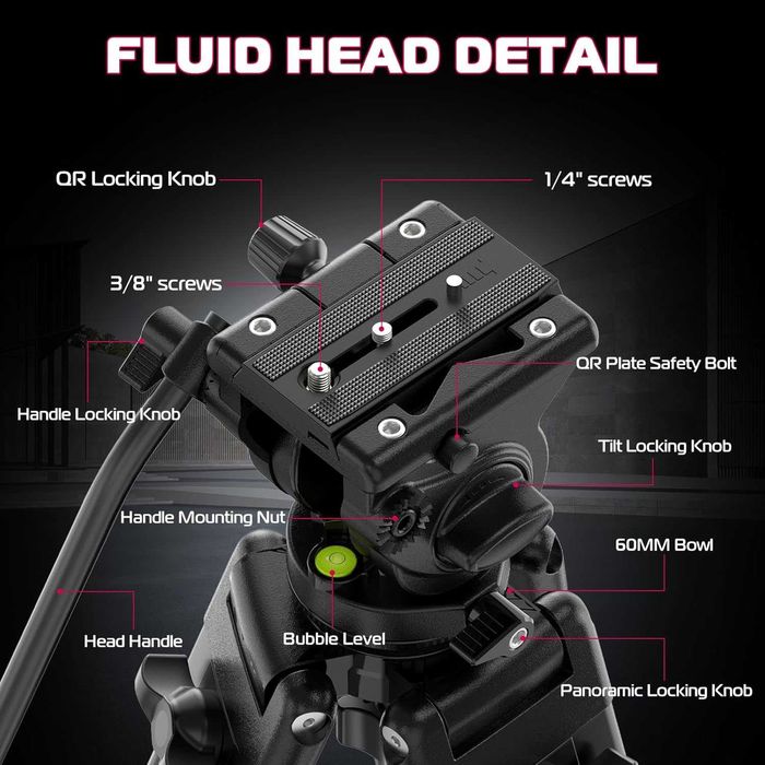 Видео статив с флуидна глава Ulanzi MT-81