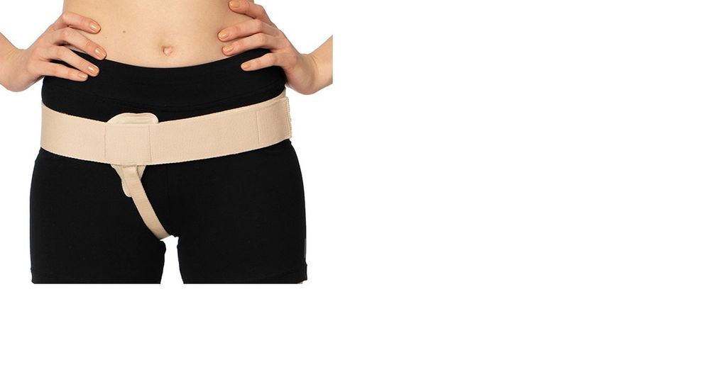 Едностранен колан за херния