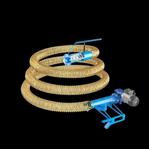 Șnec flexibil cereale 18m TMC – Capacitate: max. 9 tone/h NOU