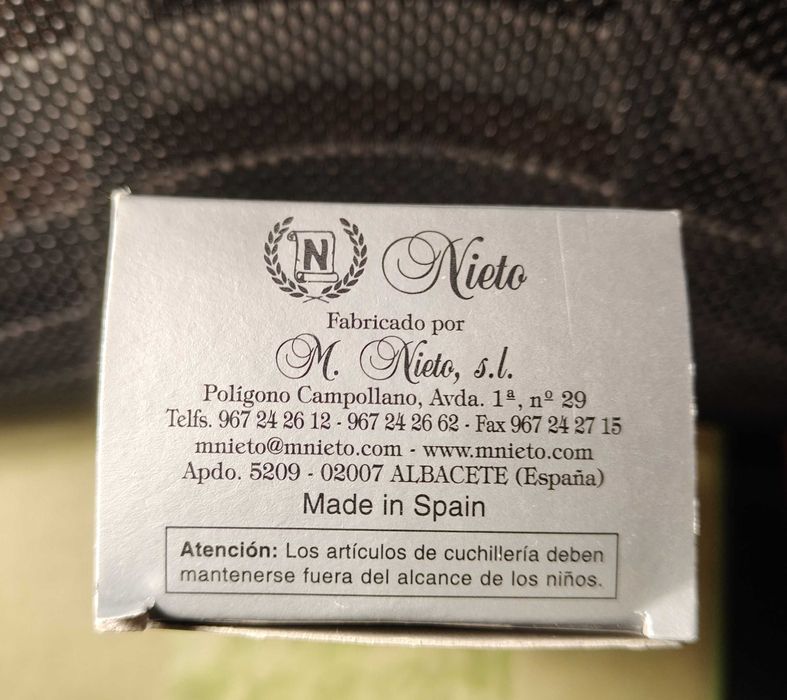 Туристически нож с кания “Miguel Nieto” Fixed Knife, Spain