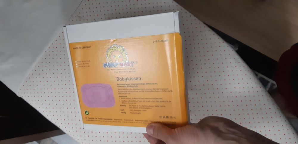 Perna speciala bebelusi 0-4 luni Sunny baby