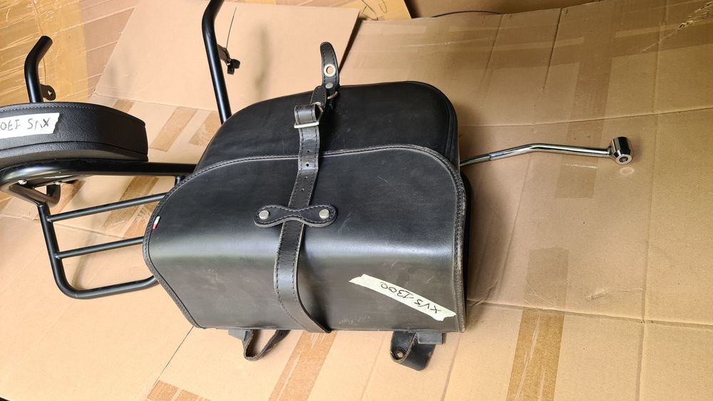Yamaha XVS 1300 Wildstar  geanta piele Franco Cuoio