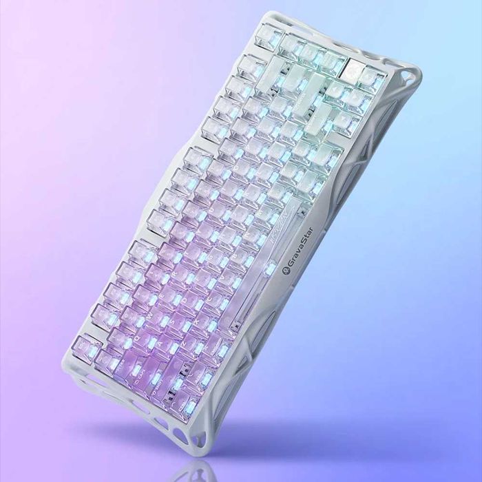 ; Клавиатура Gravastar Mercury K1 Lite (Crystal Aurora)