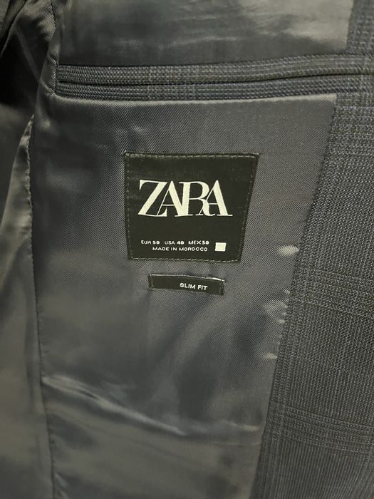 Sacou Zara barbati negru masura 50