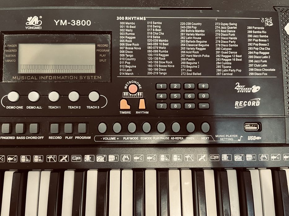 синтезатор YONGMEI YM-3800
