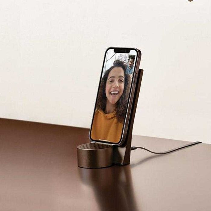 Incarcator wireless Lexon City Energy Pro difuzor bluetooth Bronz(nou)