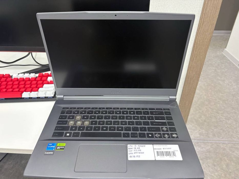 Мощный Игровой ноутбук MSI i5-13420Н/ 16GB/512SSD/RTX4060.С гарантией