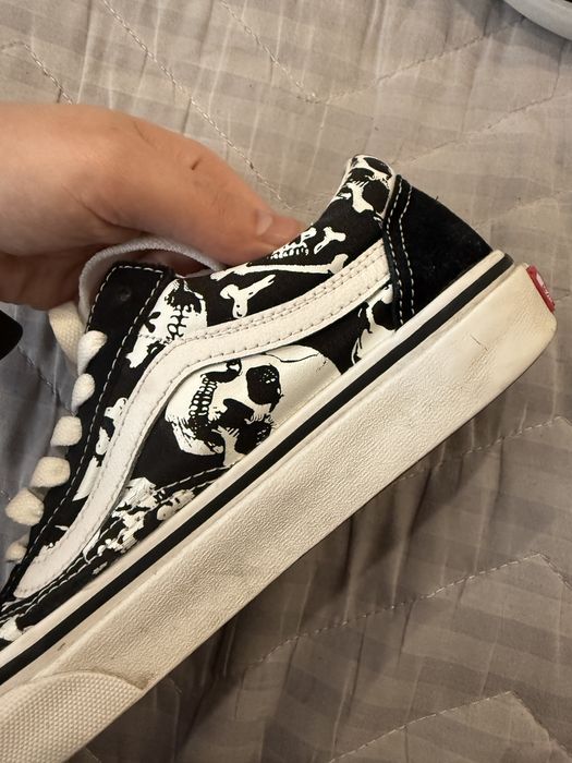 Кеды vans с черепами