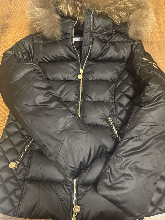 Зимно дамско яке черно