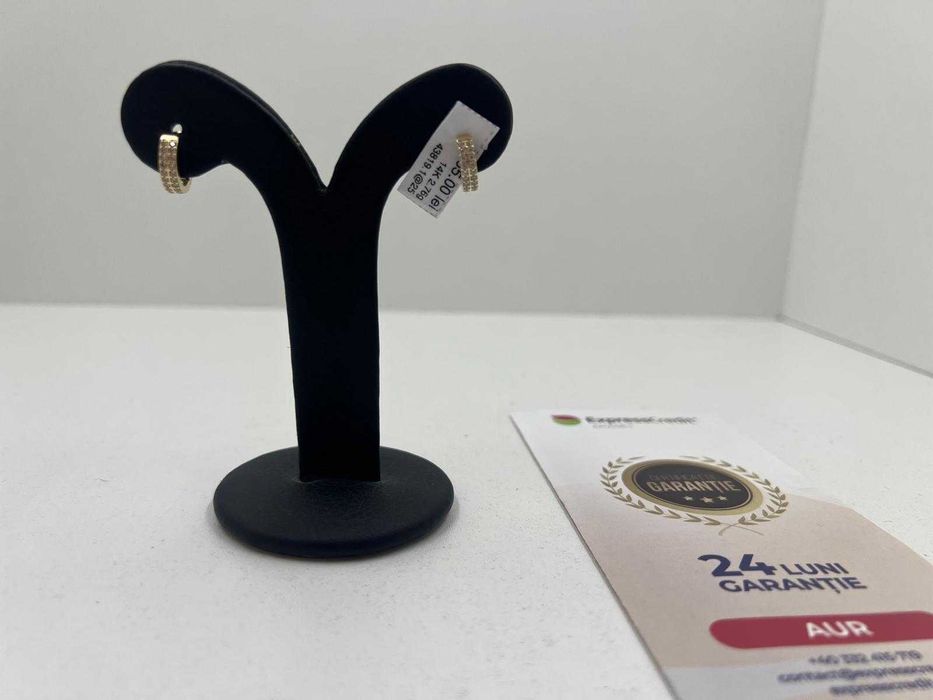 Cercei Aur 14K 2.76g (AG25 Belvedere B.43819.1) Garantie 2 ani!