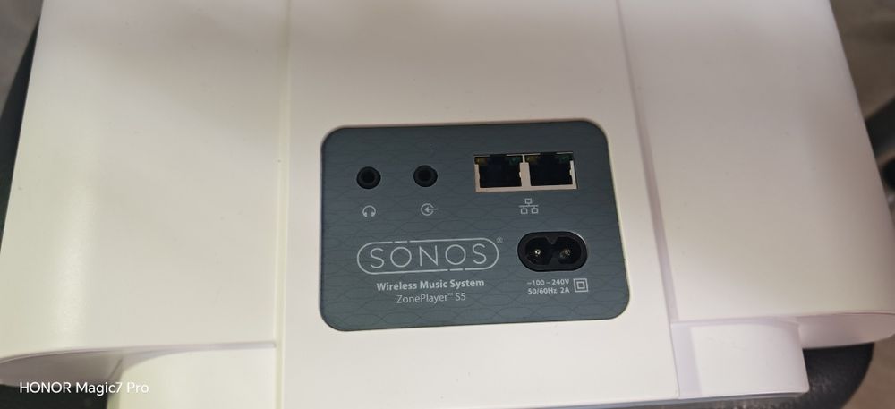 2x Sonos Play:5 S5 stereo boxe premium WiFi + AUX sunet puternic