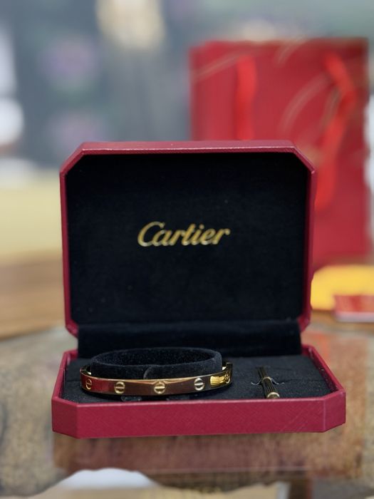 Bratara Cartier Aurie Love Marimea 16