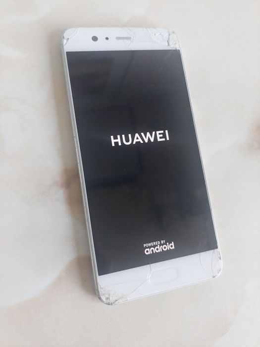 Vând Huawei P10 White (alb) spart dar perfect funcțional //poze reale