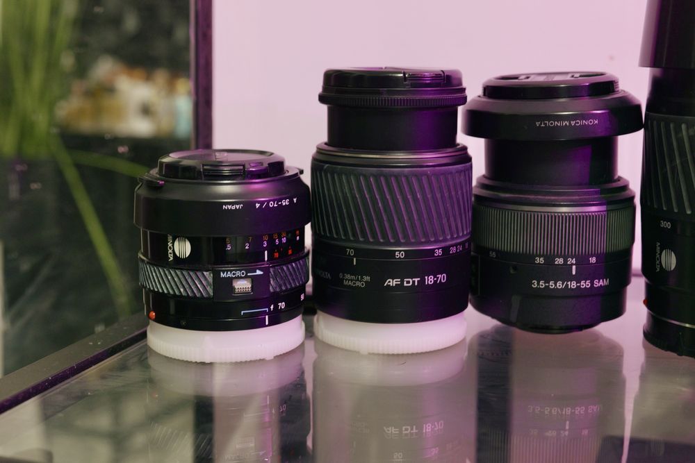 Sony A57 + 5 обектива + Manfrotto раница и аксесоари