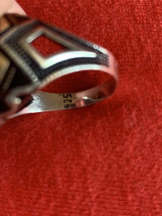 Мъжки сребърен пръстен