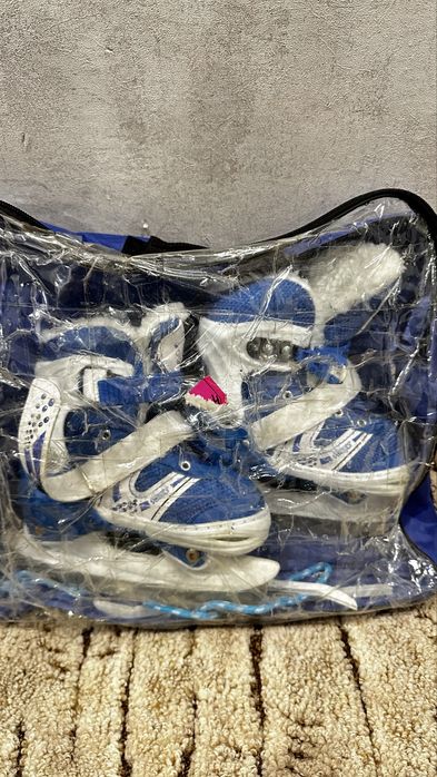 Коньки детмкие синие