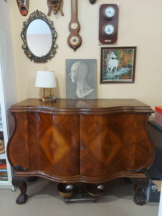 Отличен, античен ,ретро,винтидж скрин/ шкаф / комод