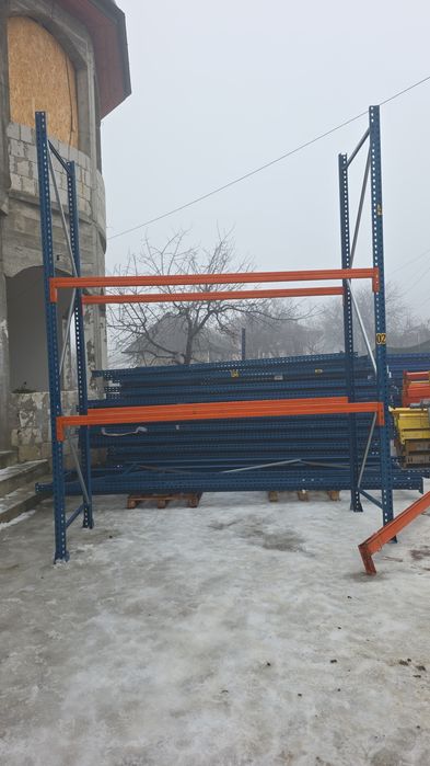 Raftur metalice pentru euro paleta la 2,70 tranvesa si piciorul la 3,5