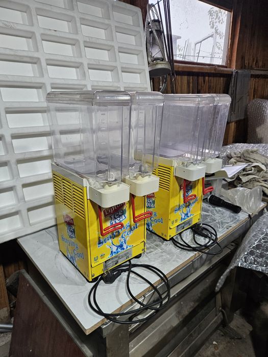 Сок и Айрян машина 2х8 литра Италиянска 2бр.