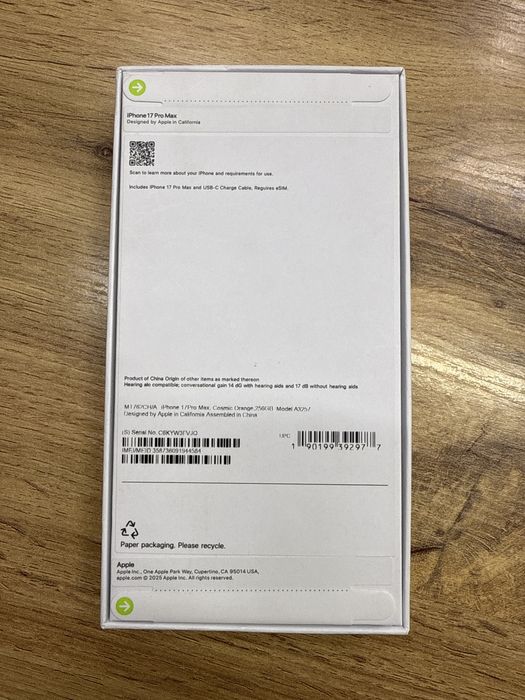 Iphone 17 Pro Max | 256gb