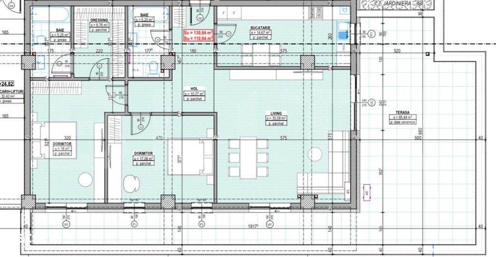 COMISION 0-Penthouse cu 3 camere, 110 mp+65 mp terasa, zona Fabrica de — fotografia 1