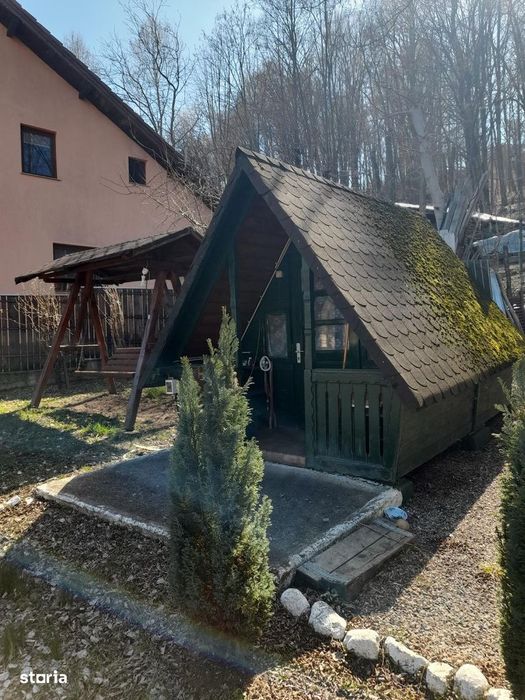 Vanzare cabana+ teren intravilan 1050mp, casa de vacanta/locuinta