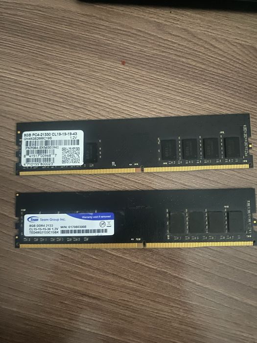 Озу 16 гб (2x8), ddr4