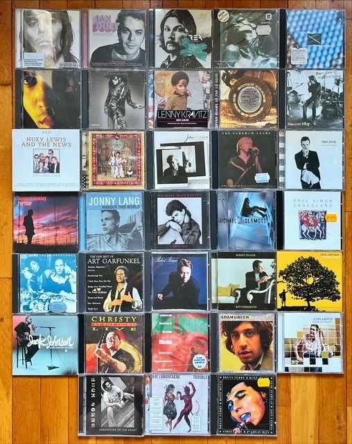 Lot CD orig. rock: Adams, M. Loaf, Elvis, Cohen, Reed, Cocker, Kravitz