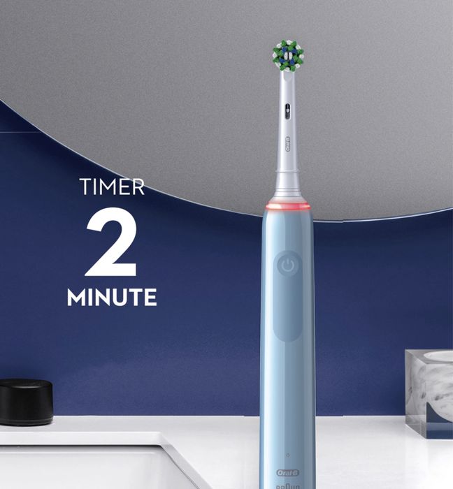 Periuta de dinti electrica Oral-B Pro 3 Cross Action, Curatare 3D,