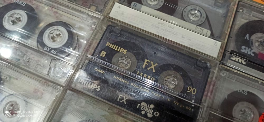Casete audio raks goldstar Philips etc