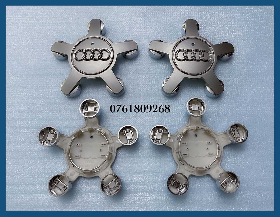 Set 4 capace 135mm 4F0601165N jante aliaj Audi A3 A4 A5 A6 A7 A8