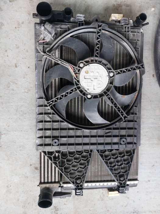 Electroventilator GMV Skoda Fabia 2 model 2010-2014 1.2 TDI E5 CFWA