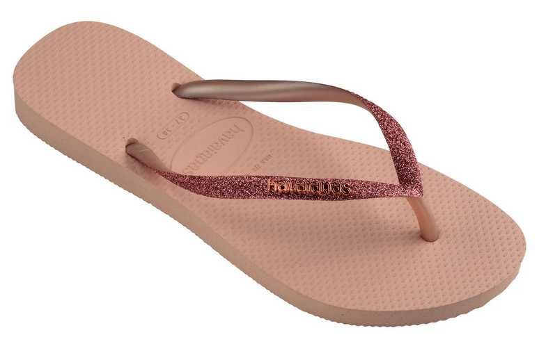 Дажапанки Havaianas Slim розов металик
