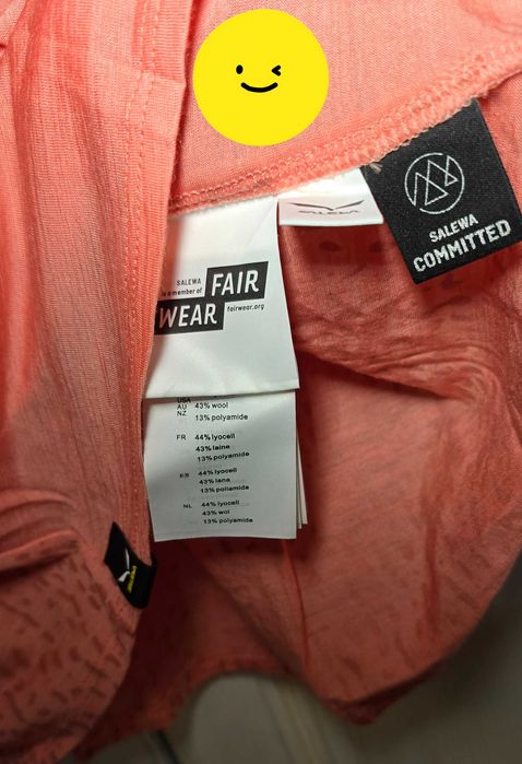 Salewa Pure Salamander AM W Tankt merino wool femei 36