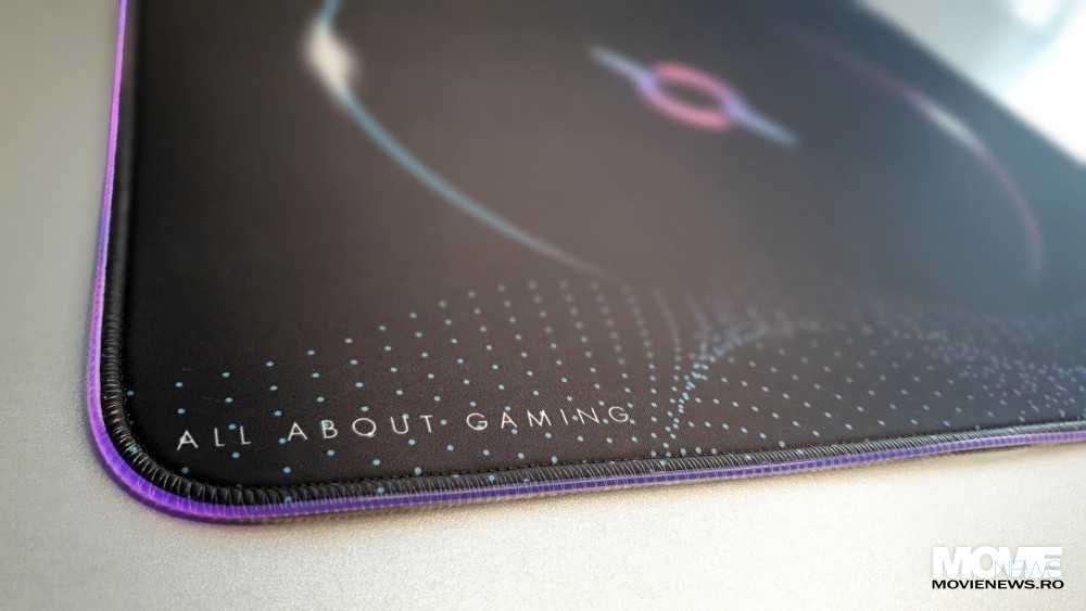 Mouse pad gaming RGB AQIRYS Eclipse Medium Sigilat Nou