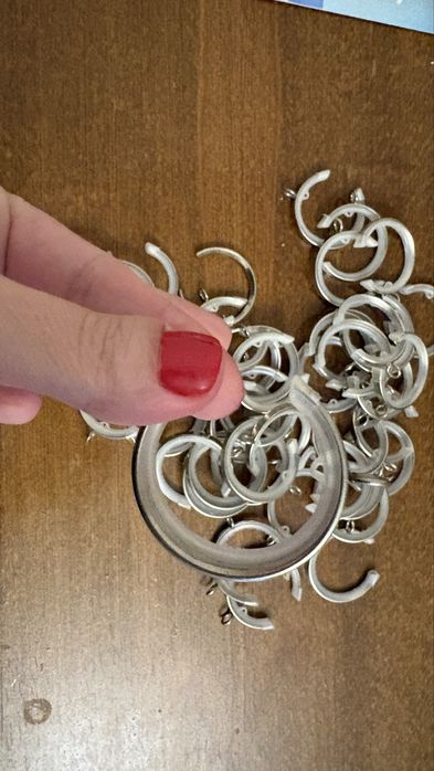 Метални халки за пердета/завеси