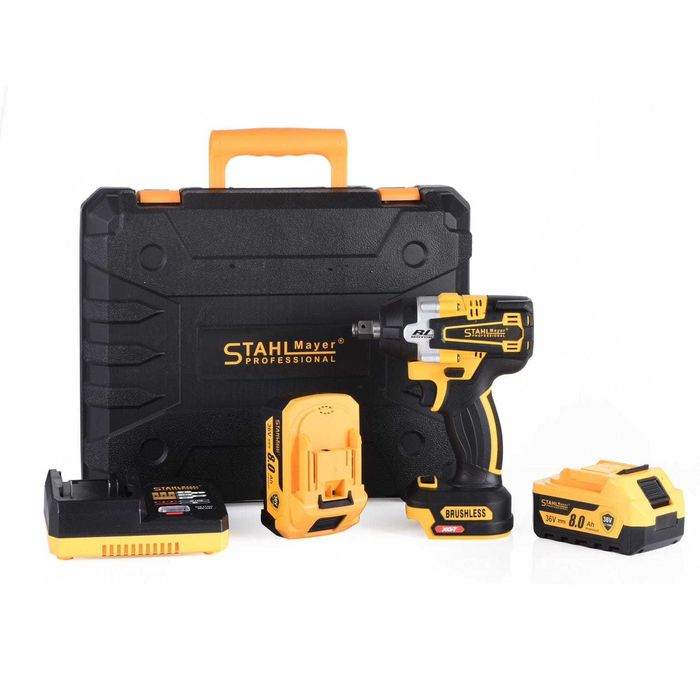 Гайковерт Винтоверт 36V  STAHLMAYER  40 части инструменти  2 Бат 850нм