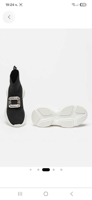 Спортно-елегантни обувки тип чорап "Steve Madden"