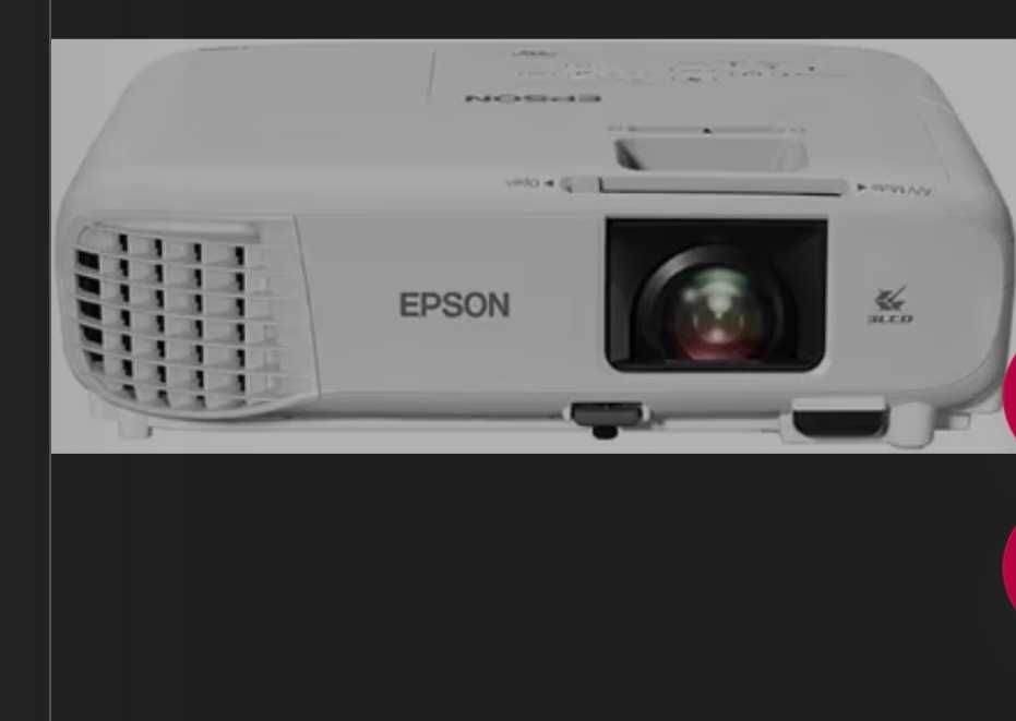 Epson PowerLite X49  Classroom Projector, 3600 Lumen