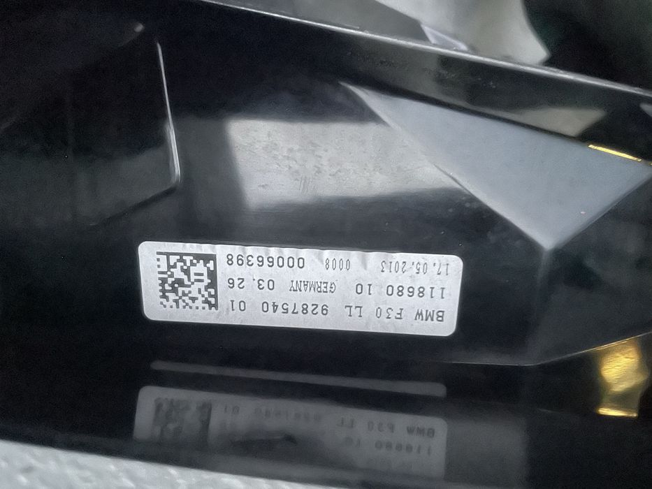 Километраж/ хед ъп дисплей БМВ Ф30/ Ф31 (kilometraj bmw f30)