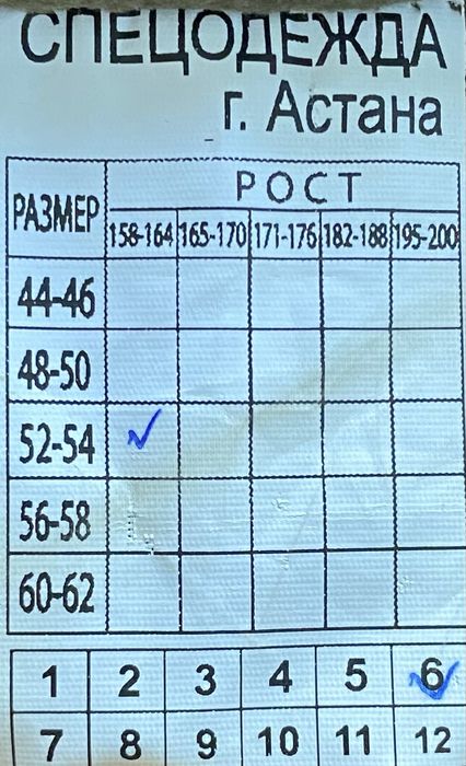 Зимняя рабочая спецодежда